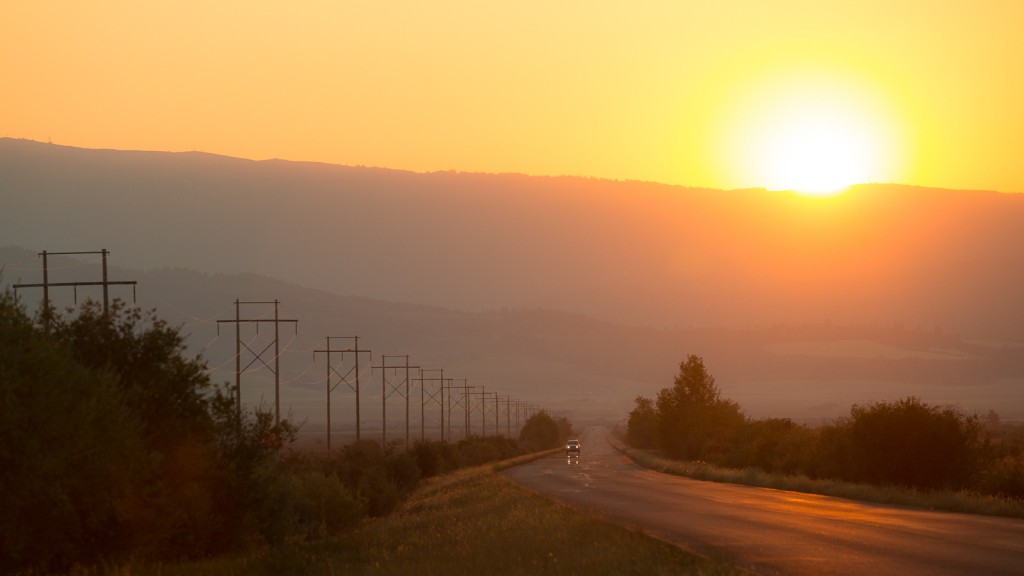 Driggs Idaho sunset
