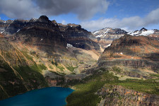 panorama from All Souls Prospect, Lake O'Hara